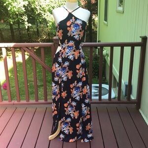 New! Glamorous Lahaina navy/Orange welcome dress